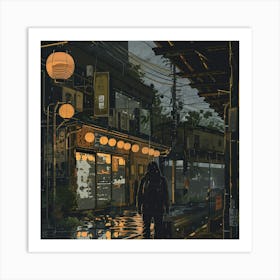 A Urban Exploration Lofi Illustration 1719335897 1 Art Print