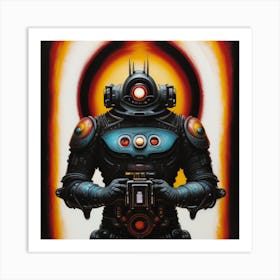 'The Robot' Art Print