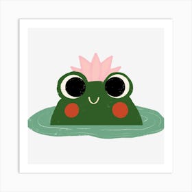 Cute Little Frog Art Print