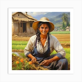 Nepali Woman Art Print