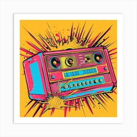 Retro Pop Art Fun Vintage Art Print