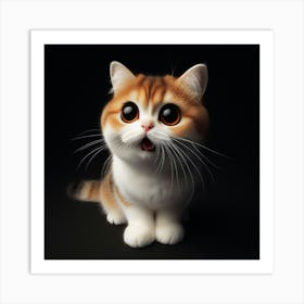 Cute Cat 3 Art Print