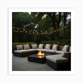 Fire Pit Art Print