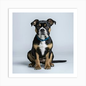 Boxer Dog Portrait Art Print