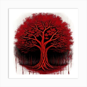 Tree Of Blood Art Print