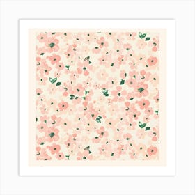 Pink Flowers 2 Art Print