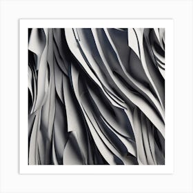 Abstract Wavy Pattern 10 Art Print