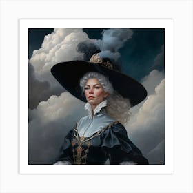 Lady Of The Clouds Art Print