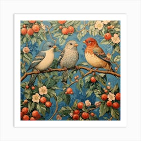 Birds On A Branch Art 28 Art Print