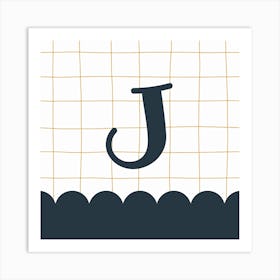 Letter J Art Print