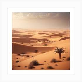 Desert Landscape - Desert Stock Videos & Royalty-Free Footage 32 Art Print