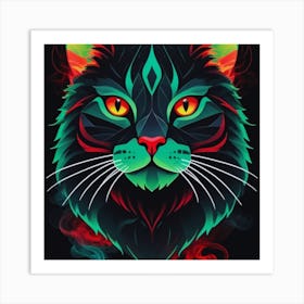 Kitty Cat Beauty Art Print