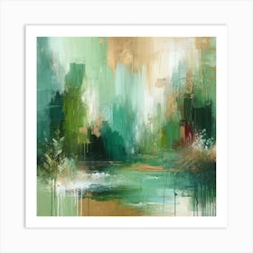 Abstract Landscape Painting Art Print