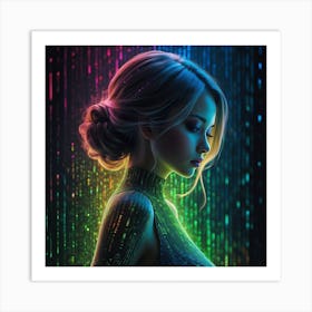 Sci-Fi Girl Art Print