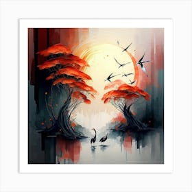 Asian Painting 1 Art Print