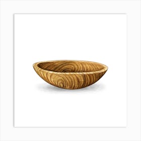 Wooden Bowl.2 Art Print