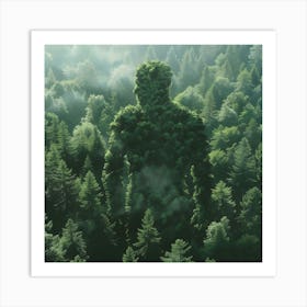 Humanized Forest Art Print