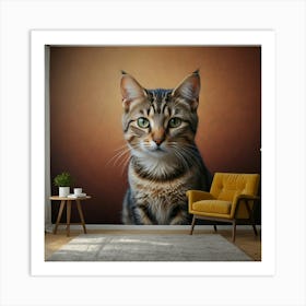 Cat Portrait Art Print