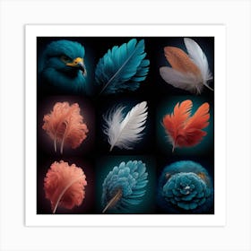 Feathers 2 Art Print