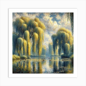 Weeping Willows 2 Art Print