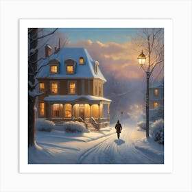 Winter'S Night Art Print