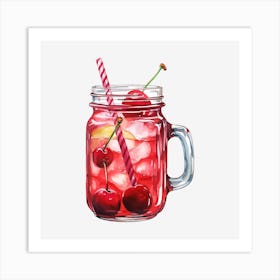 Cherry Margarita 10 Art Print