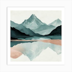 Reflections Of The High Peaks Art Print
