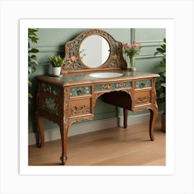 Dressing Table Art Print