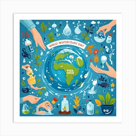 World Water Day Art Print