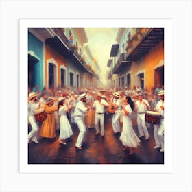 Sandunga Boricua Art Print