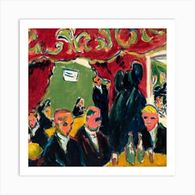 Ernst Ludwig Kirchner S Tavern (1909) Art Print