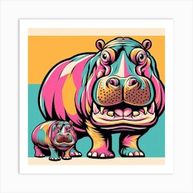 Hippo 1 Art Print