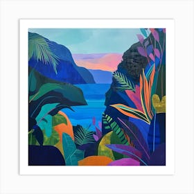 Abstract Travel Collection Papua New Guinea 3 Art Print