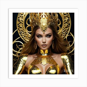 Golden Goddess 2 Art Print