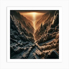 City In The Sky Art Print