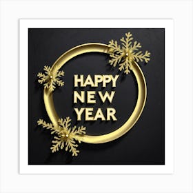 Happy New Year 10 Art Print