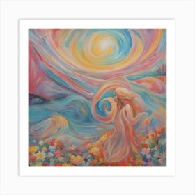 Dreaming Woman Art Print