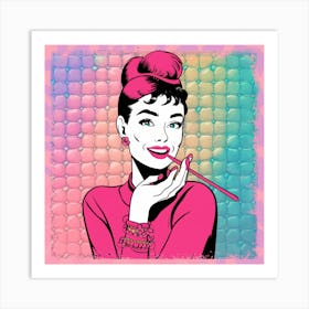 Audrey Hepburn 7 Art Print