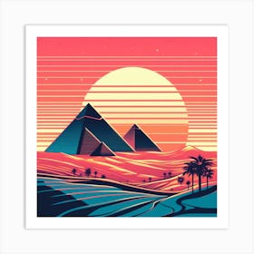 Egyptian Sunset 5 Art Print