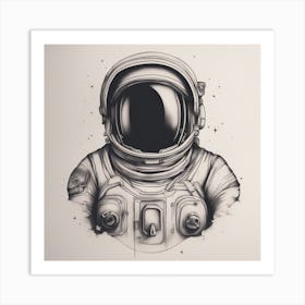 Astronaut print Art Print