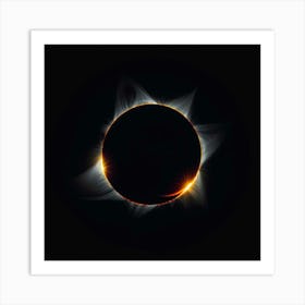 Solar Eclipse Art Print