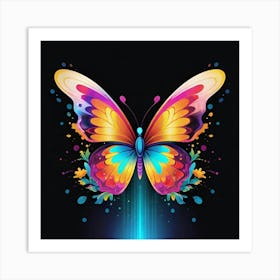 Colorful Butterfly 90 Art Print