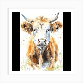 Highland Cow Art Print