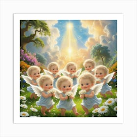 Angels 2 Art Print