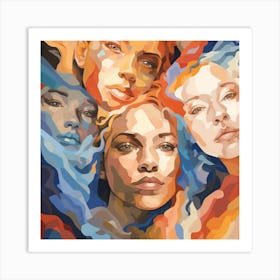 Four Women Art Print