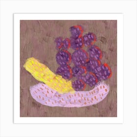 Grapes In A Bowl Art Print