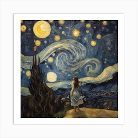 Starry Night Art Print