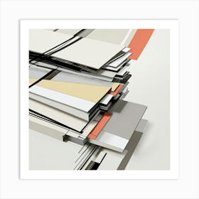 Stack Of Papers Art Print