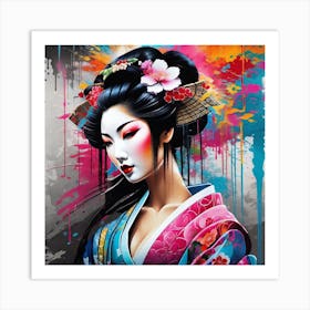 Geisha 143 Art Print