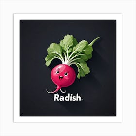 Radish 14 Art Print